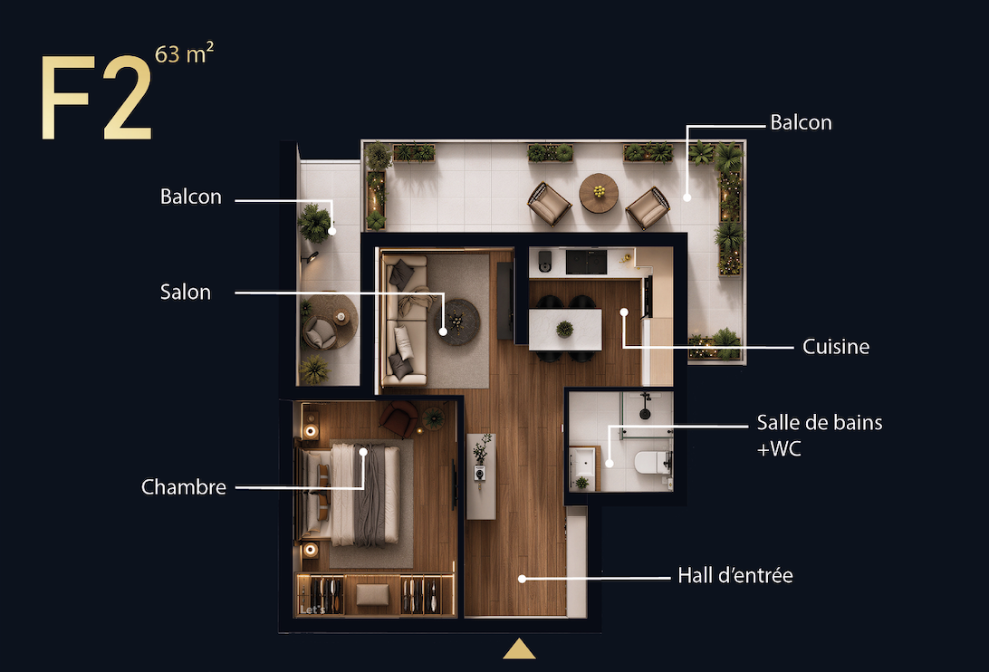 Plan F2 - Bloc B
